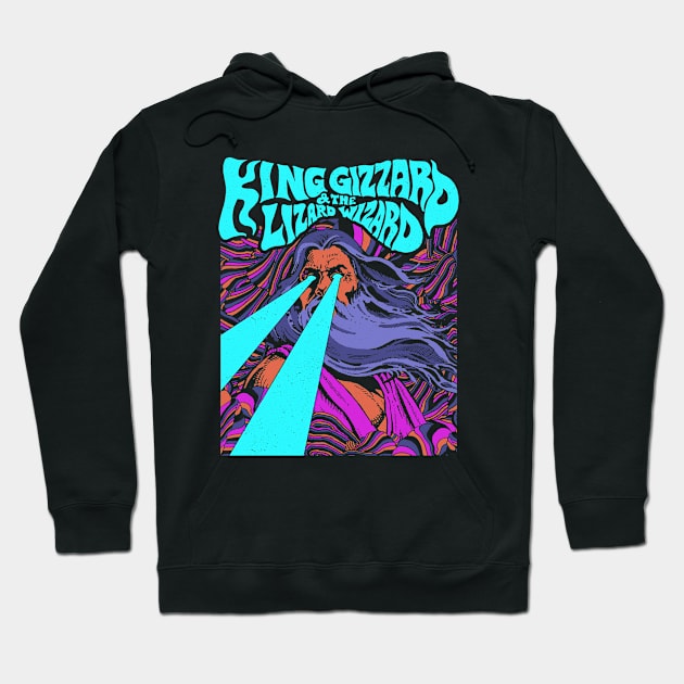 Psychedelic God King Gizzard & Lizard Wizard Hoodie by BolaMainan